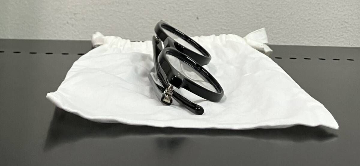 Maison Margiela メゾン マルジェラ アイウェア ×GENTLE MONSTER MM 116 C 1 あり 箱あり 眼鏡バッグ 保存袋 モード ブラック