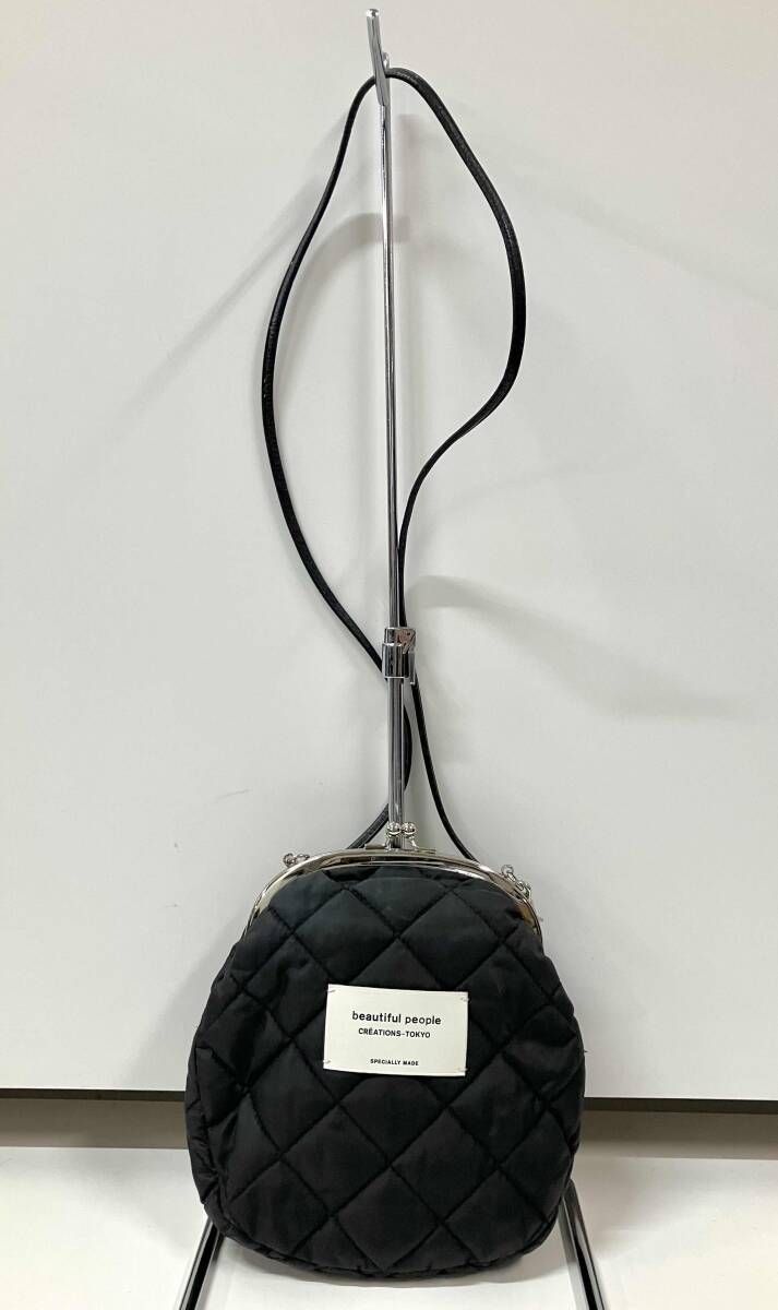 beautiful people ann de ark別注がま口ショルダーバッグ beautiful people ARK別注がま口バッグ beautiful people｜大人の女性