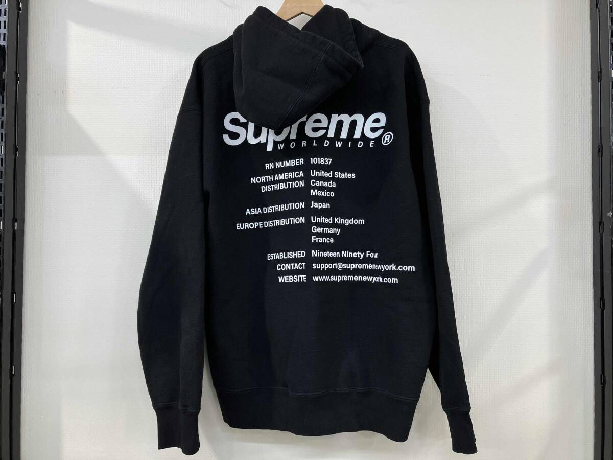Supreme シュプリーム Worldwide Hooded Sweatshirt プルオーバー 