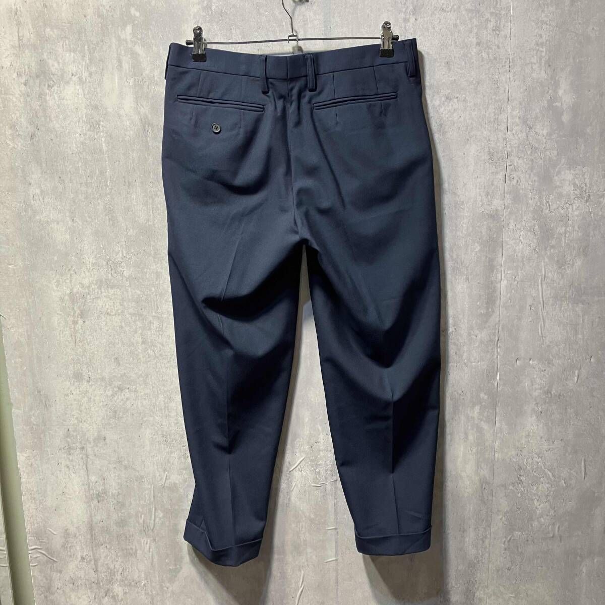 24 ss kolor ウールトラウザー サイズ2 ネイビー
