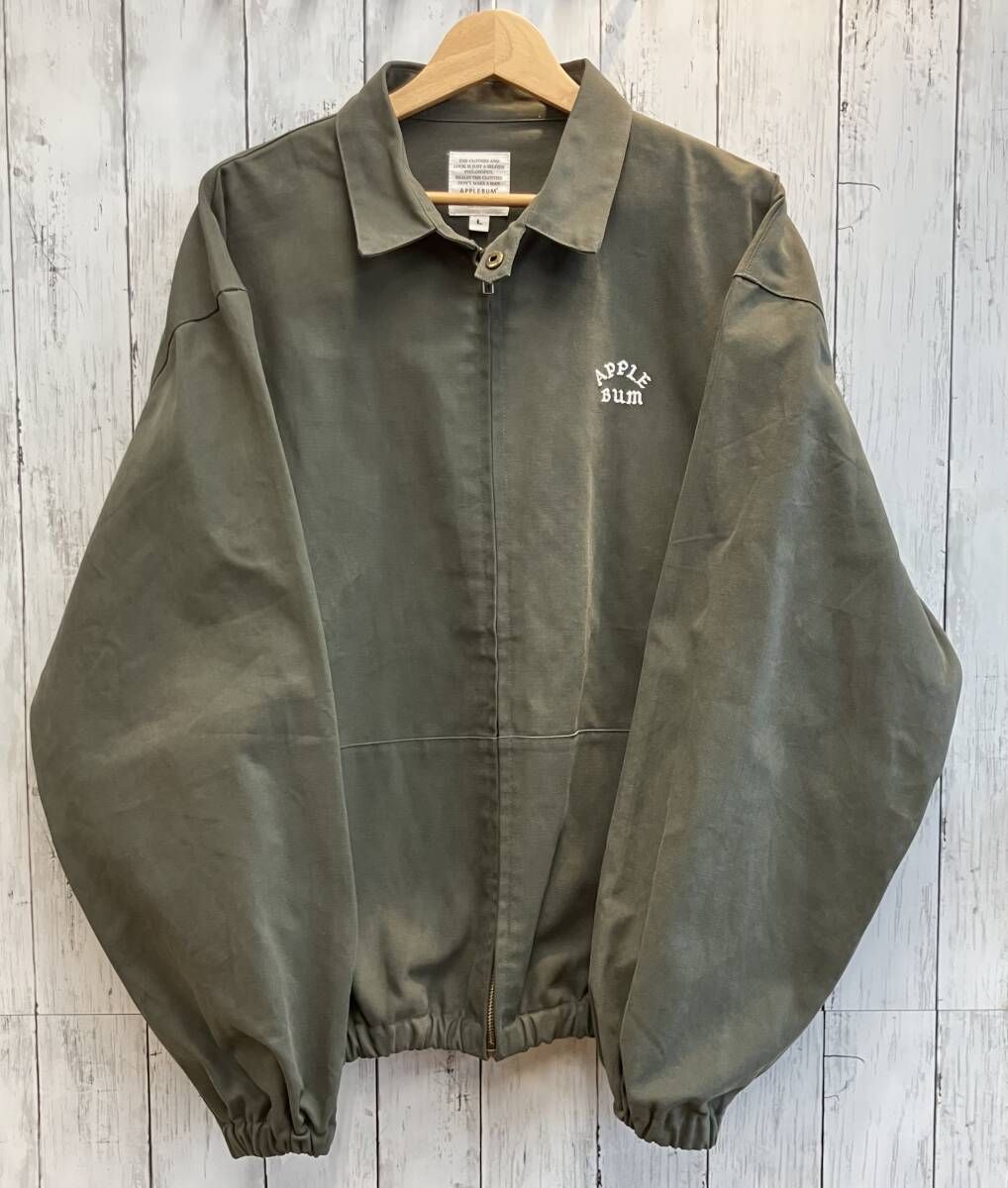 APPLEBUM アップルバム ブルゾン Canuas Swing Top Jacket ワンポイント刺繍 Lサイズ ストリート