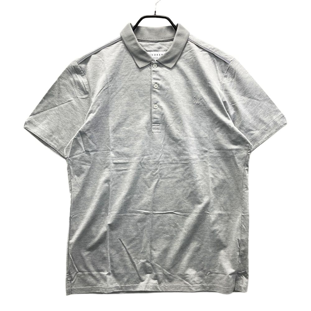 サイズ 3 L ST ANDREWS セントアンドリュース 半袖ポロシャツ グレー系 ゴルフウェア メンズ ストスト