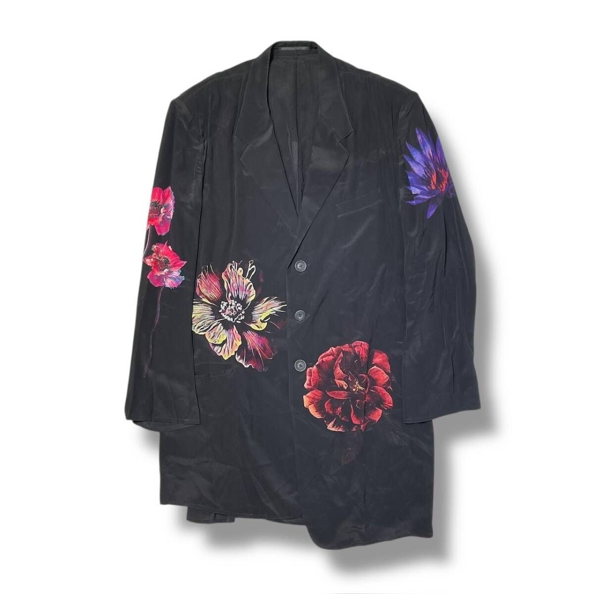 25ss YOHJI YAMAMOTO POUR HOMME tailored jacket 花柄プリントJ