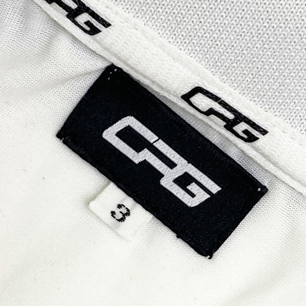 サイズ：3 CPG GOLF シーピージーゴルフ 半袖ポロシャツ ホワイト系