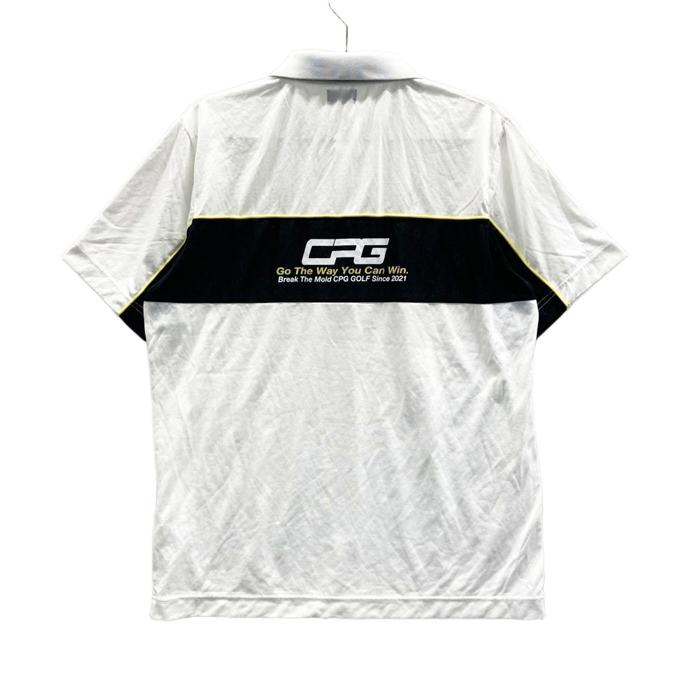 サイズ：3 CPG GOLF シーピージーゴルフ 半袖ポロシャツ ホワイト系