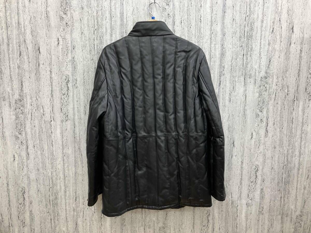 COMME CA DU MODE MEN コムサデモード レザー ダウンジャケット 羊革