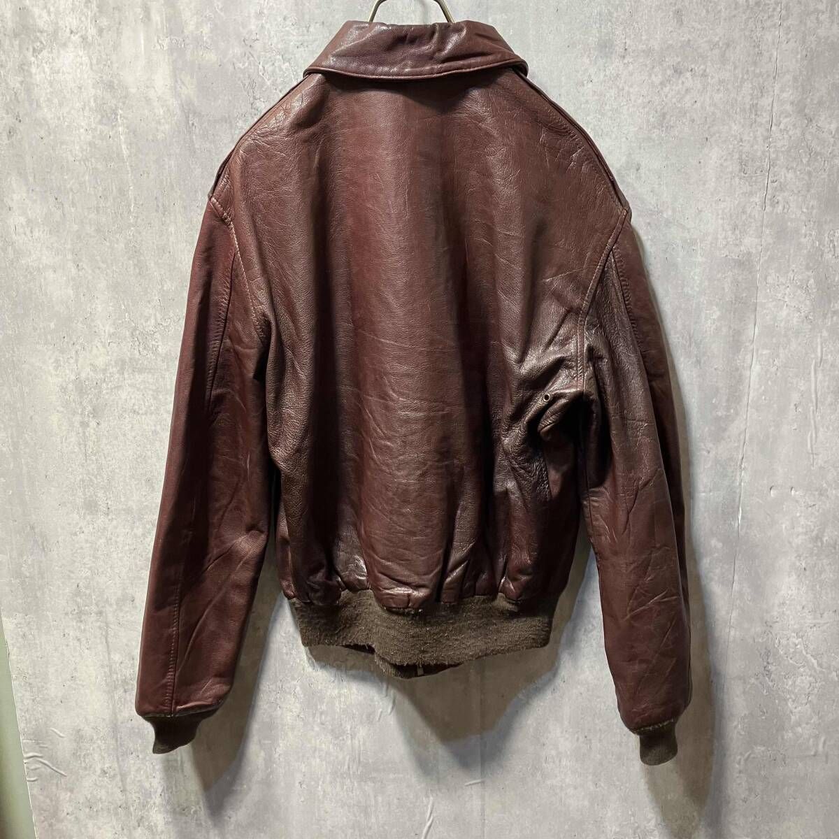 AVIREX A-2 G-1 30-1415 レザージャケット ブラウン系 アビレックス