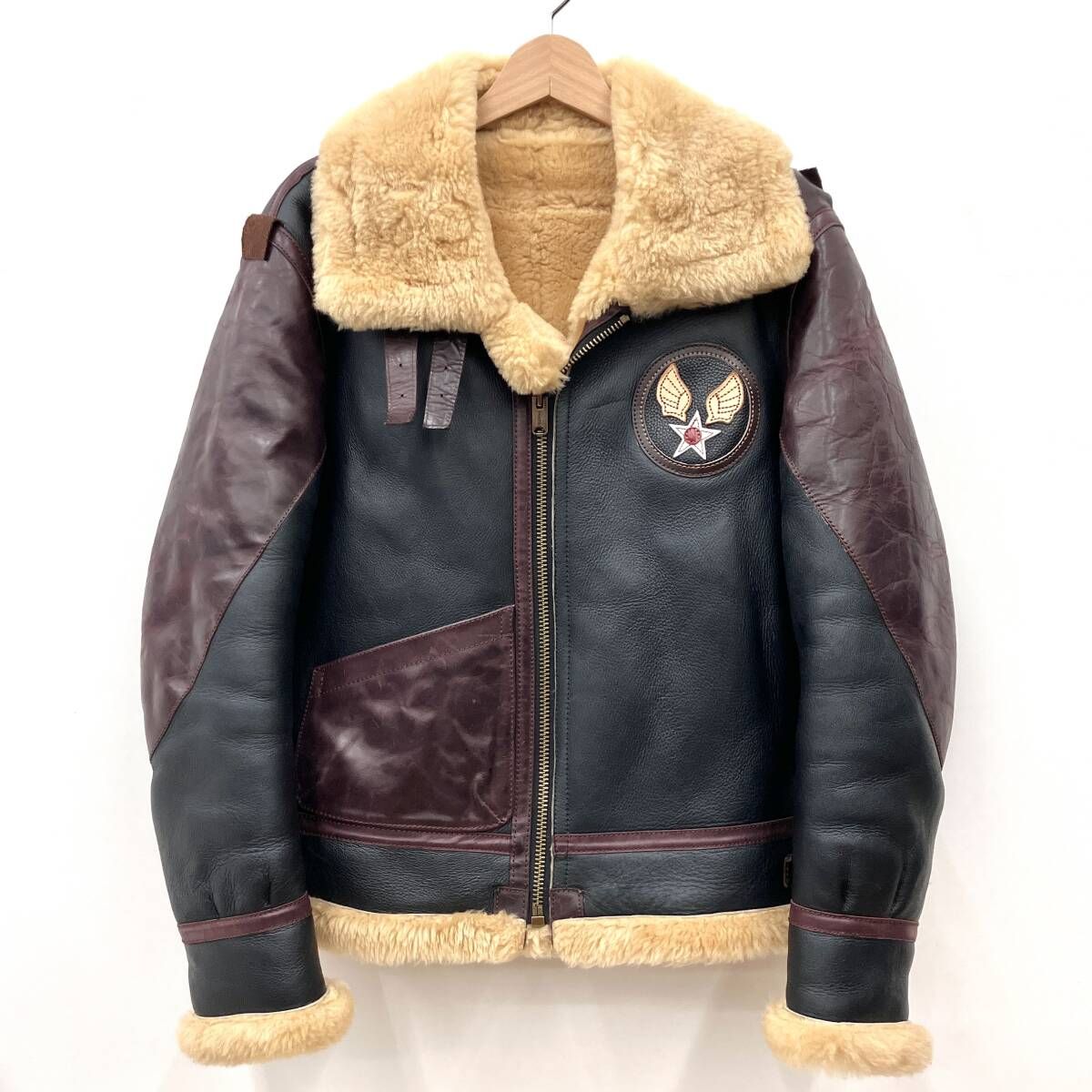 Cidu leathers シズ レザーズ B-3 ブラック サイズXL