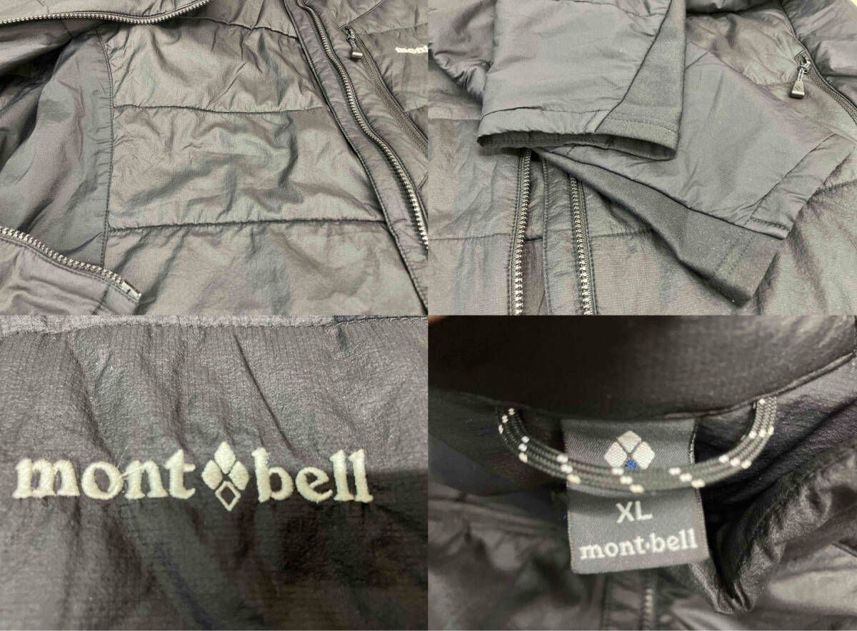 ブラック mont bell モンベル U L サーマラップジャケット ブルゾン アウトドア 登山 STY 1101539 サイズ XL中綿ポリエステル 薄手ニット その他 