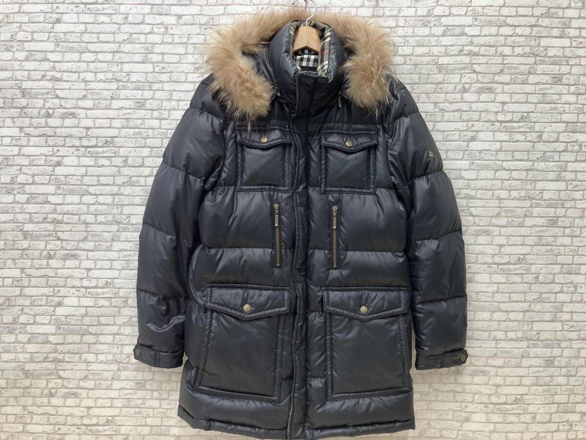 BLACK LABEL バーバリーブラックレーベル ダウンジャケット BMP 70-736-09 サイズM ダークグレー