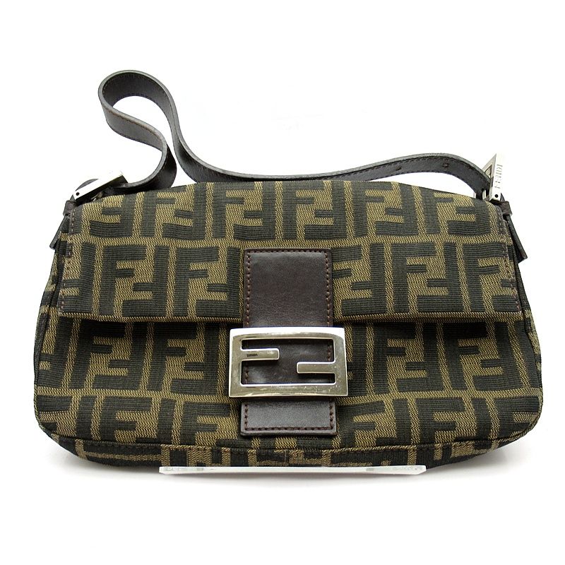 フェンディ ズッカ マンマバケット 26424 キャンバス/レザー