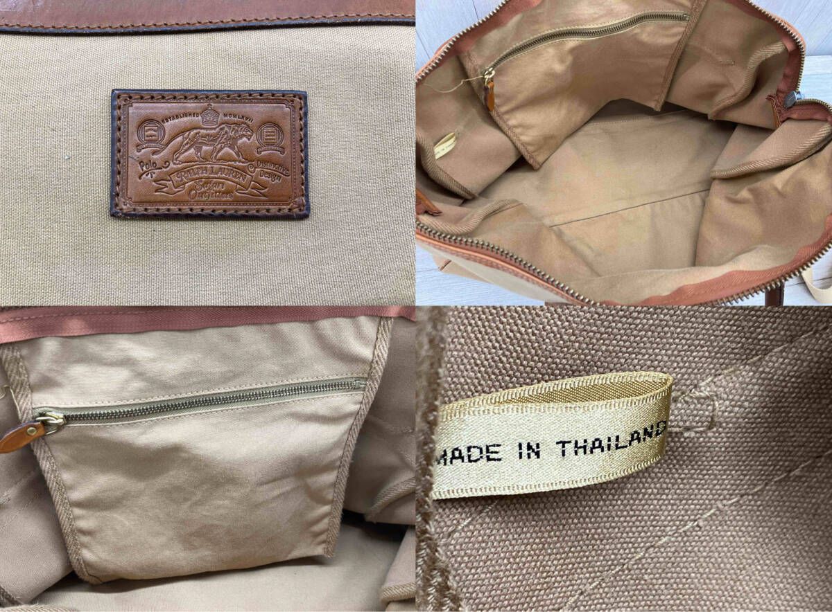 RALPH LAUREN／ラルフローレン／サファリシリーズ／ボストンバッグ