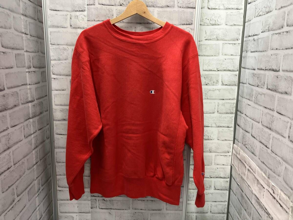 Champion REVERSE WEAVE 古着 80 s スウェット レッド Lサイズ チャンピオン リバースウィーブ コットン