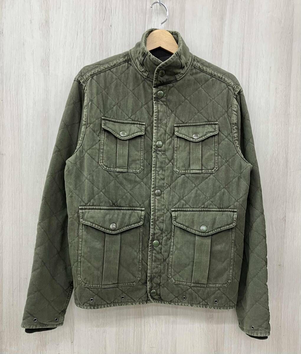 POLO RALPH LAUREN ポロ ラルフローレン キルティングジャケッ ト 65392 90 s コットン カーキ Sサイズ