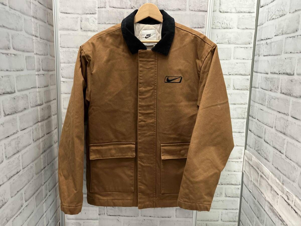Nike Sportwear Mens Work Jacket ワークジャケット Sサイズ ライトブラウン ナイキ スポーツウェア HQ 2953-281