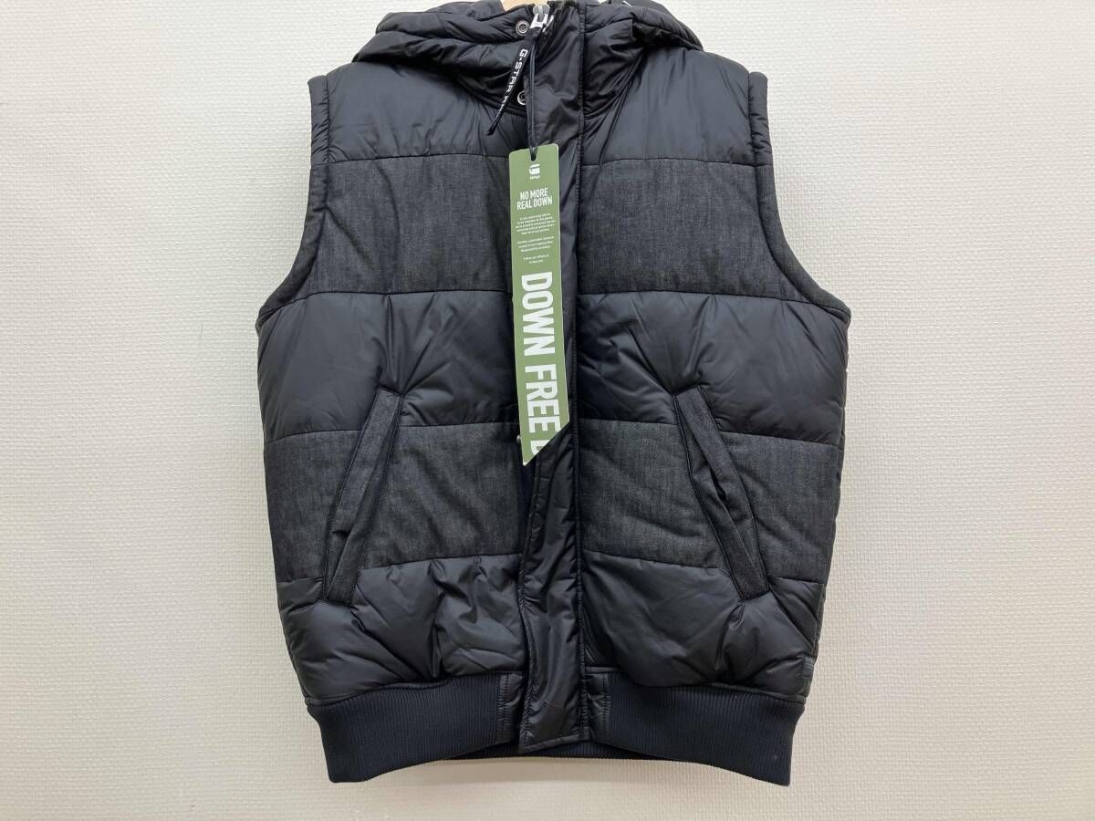 G-STARRAW ジースターロウ メンズアウター ダウンベスト 黒 Lサイズ