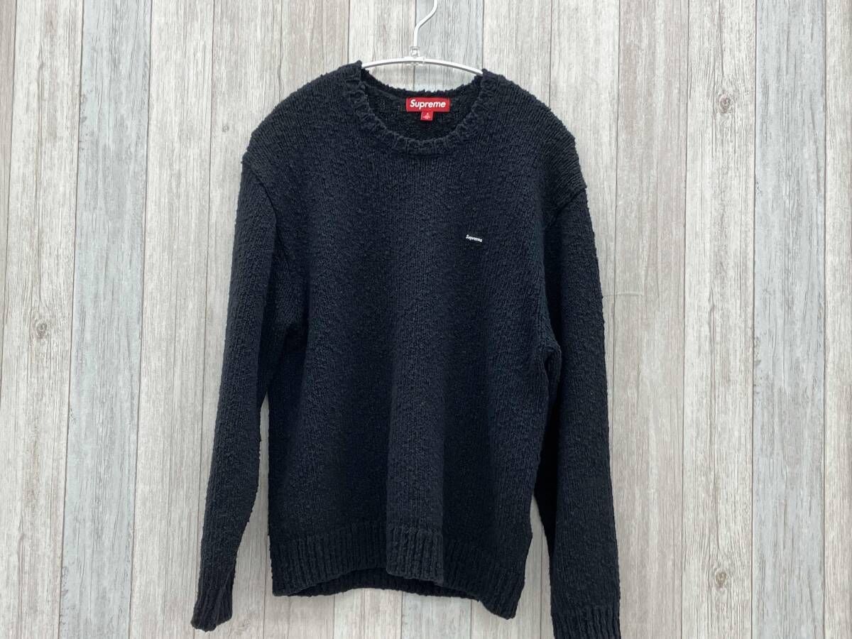 supreme シュプリーム Boucle Small Box Sweater ニット セーター S メンズ ブラック 綿
