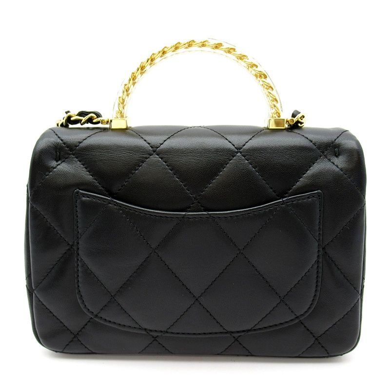 シャネル トップハンドル チェーンショルダーバッグ AS4848 キャビア