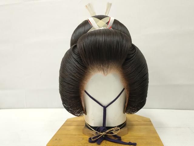 上 和装小物 和装鬘 日本髪 文金高島田 花嫁 婚礼 白無垢 日本舞踊 色打掛 ケース付き kh 6