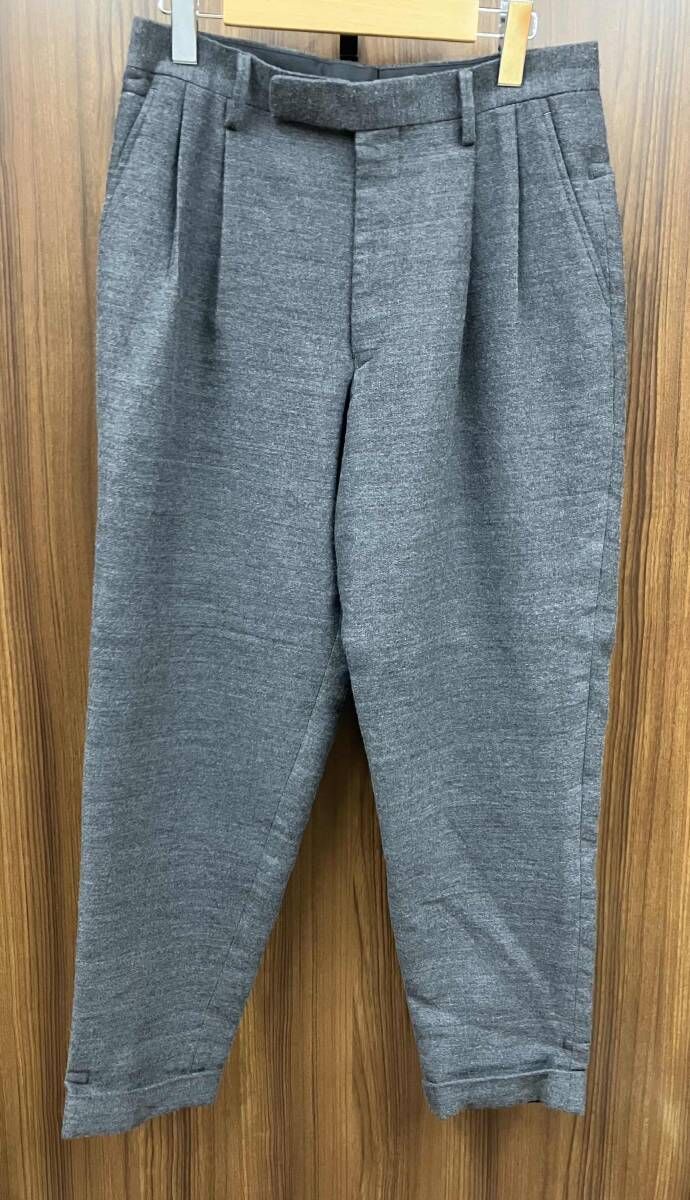 COMOLI コモリ ウールリネン2タックパンツ 36 000円 サイズ 1 15 F 03003 その他ロングパンツ