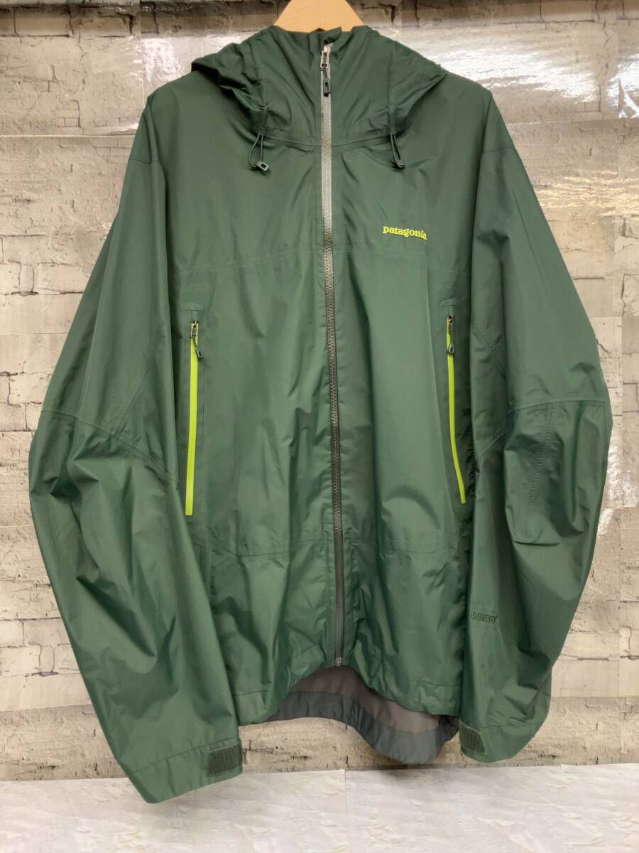 Patagonia パタゴニア マウンテンパーカー 14年製 スーパーセルジャケット サイズXL グリーン