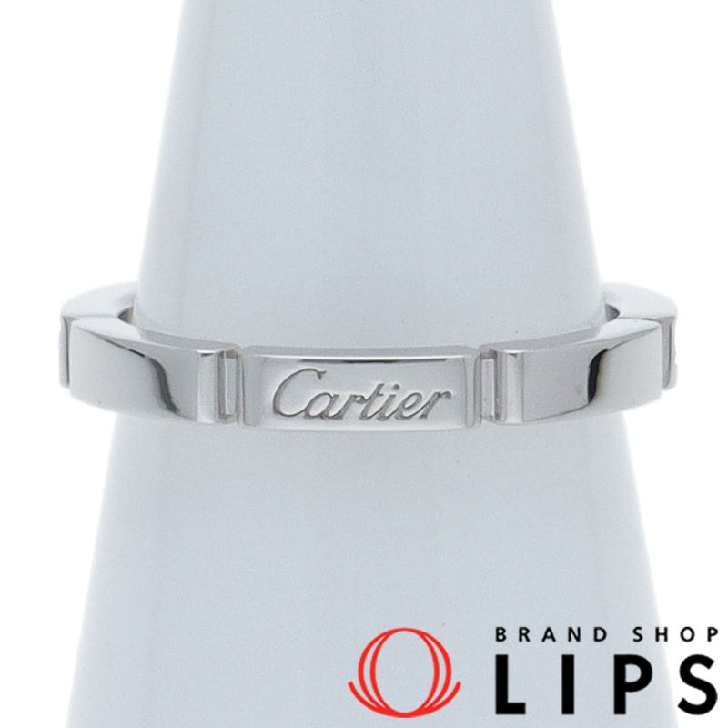 カルティエ マイヨンパンテールリング 10 K 18 WG レディース