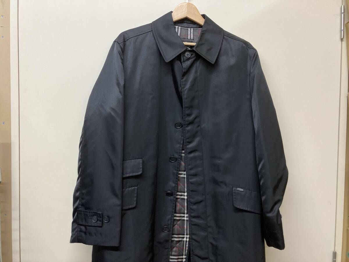 Burberrys BLA 12-503-09 ステン コート ブラック