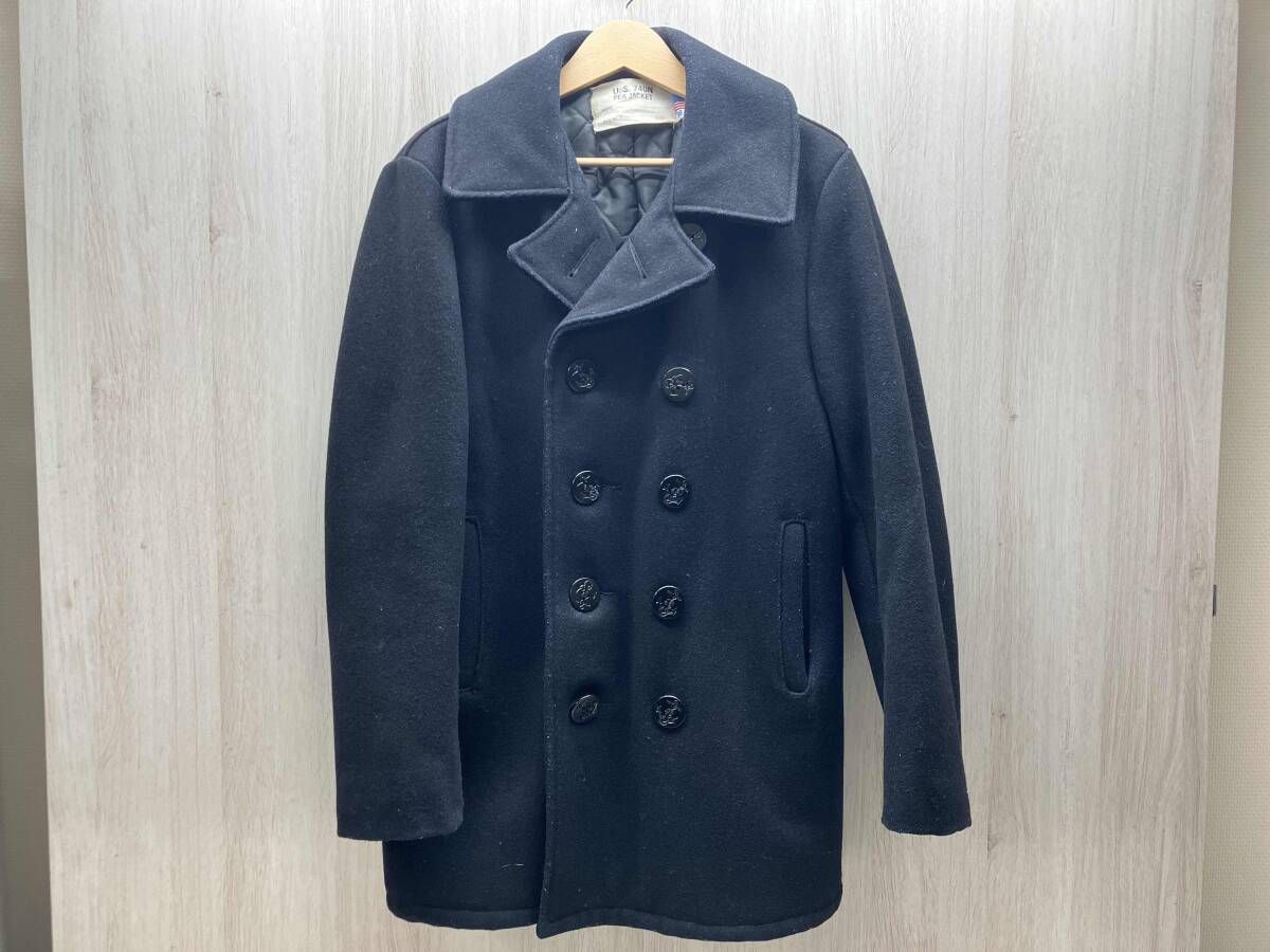 SCHOTT/ショット 740 ピーコート 裏地キルティング ウール メルトン