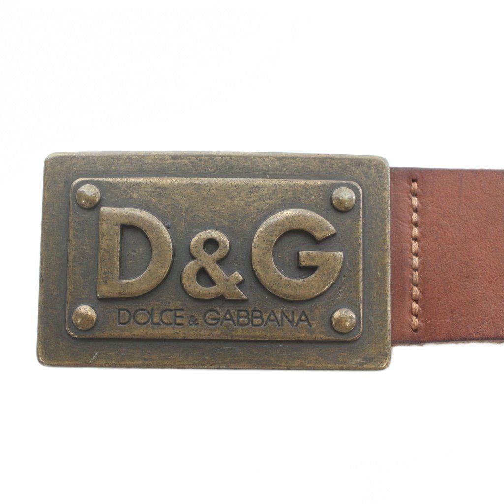 ディー&ジー ドルガバ ドルチェ&ガッバーナ D&G ベルト レザー