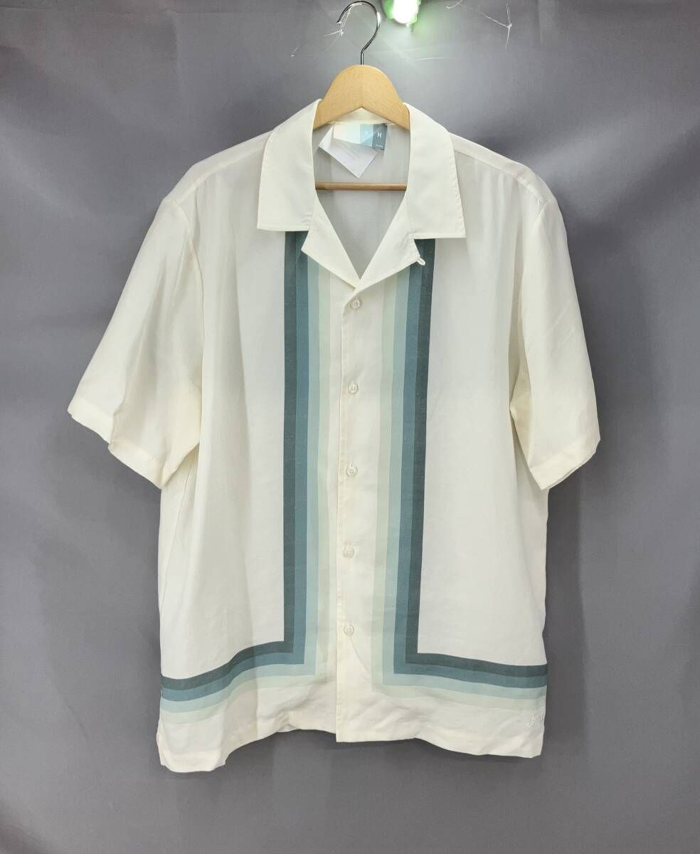 KITH キス リネン 半袖シャツ サイズL ホワイト系 夏