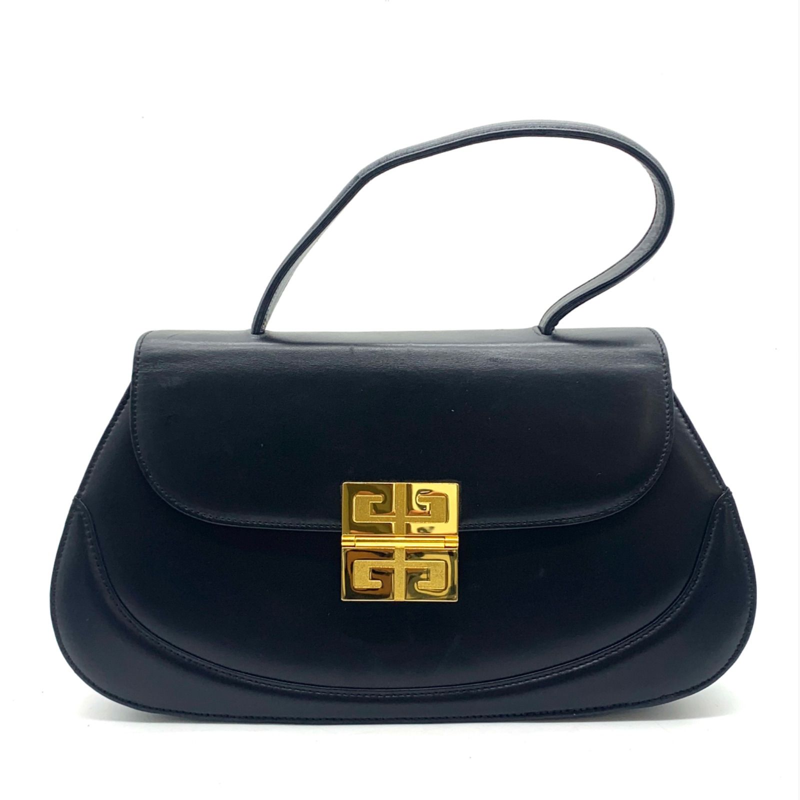 お買い得】GIVENCHY ハンドバッグ 4Gロゴ ゴールド金具 - メルカリ