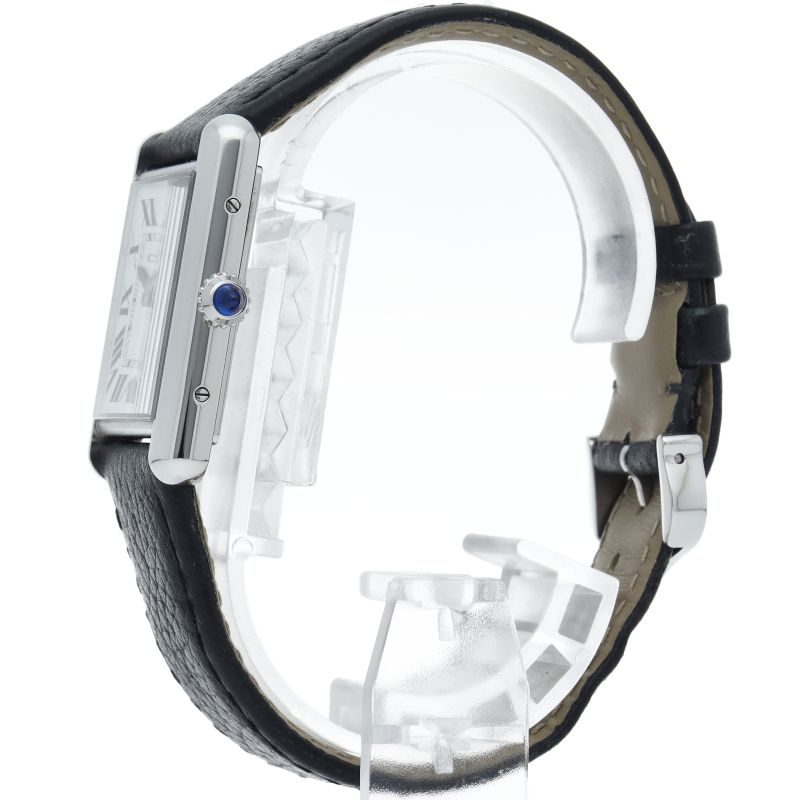 カルティ タンクマストLM WSTA0041 シルバー SS レディース 腕時計 TANK（Cartier） カルティエ タンク マスト LM WSTA0041 SS×革