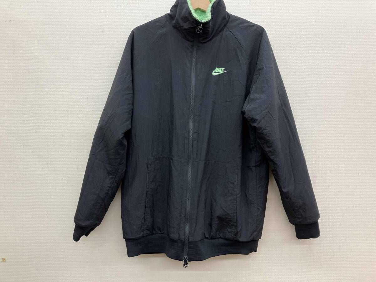 NIKE ナイキ フリース ナイロンジャケット リバーシブルジャケット Lサイズ メンズアウター