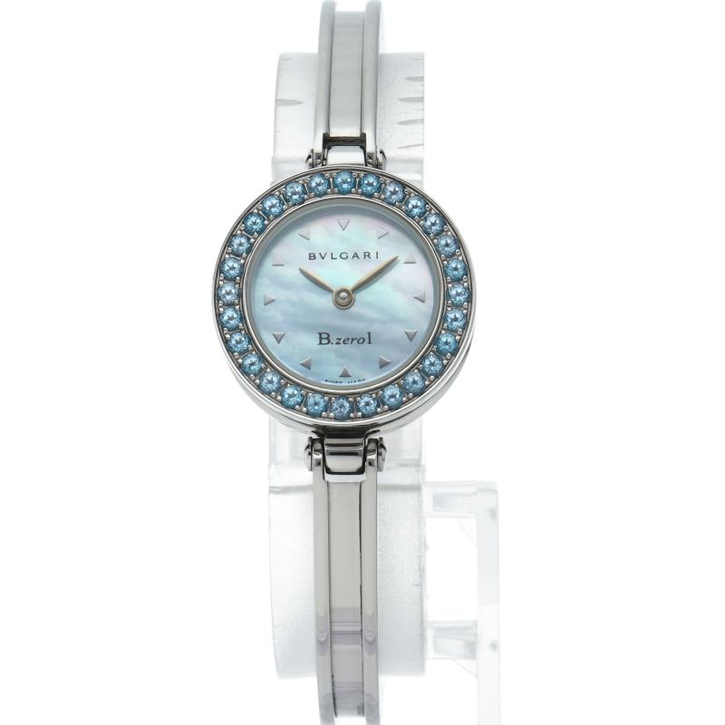 ブルガリ ビーゼロワンウォッチバングル(M) ブルートパーズベゼル