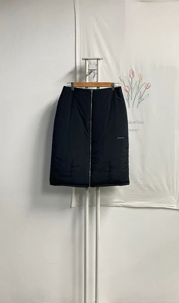 - Eont s ジッパー POINT ダウン スカート