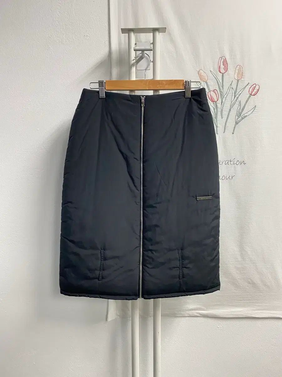 - Eont s ジッパー POINT ダウン スカート