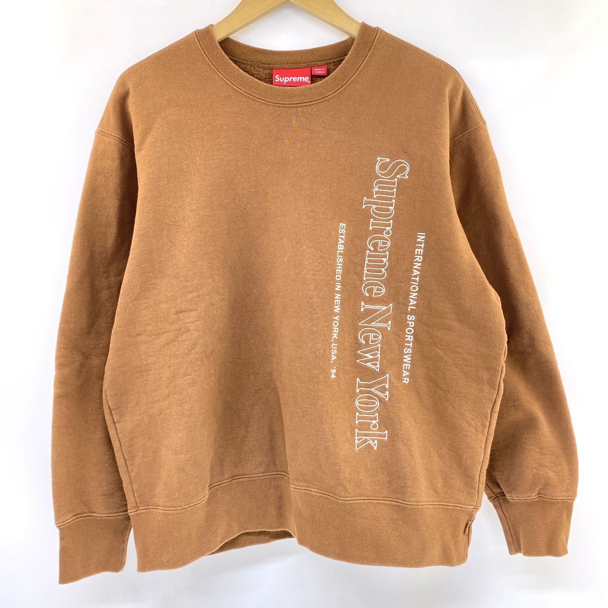 Supreme シュプリーム Side Logo Crewneck スウェット トレーナー Mサイズ