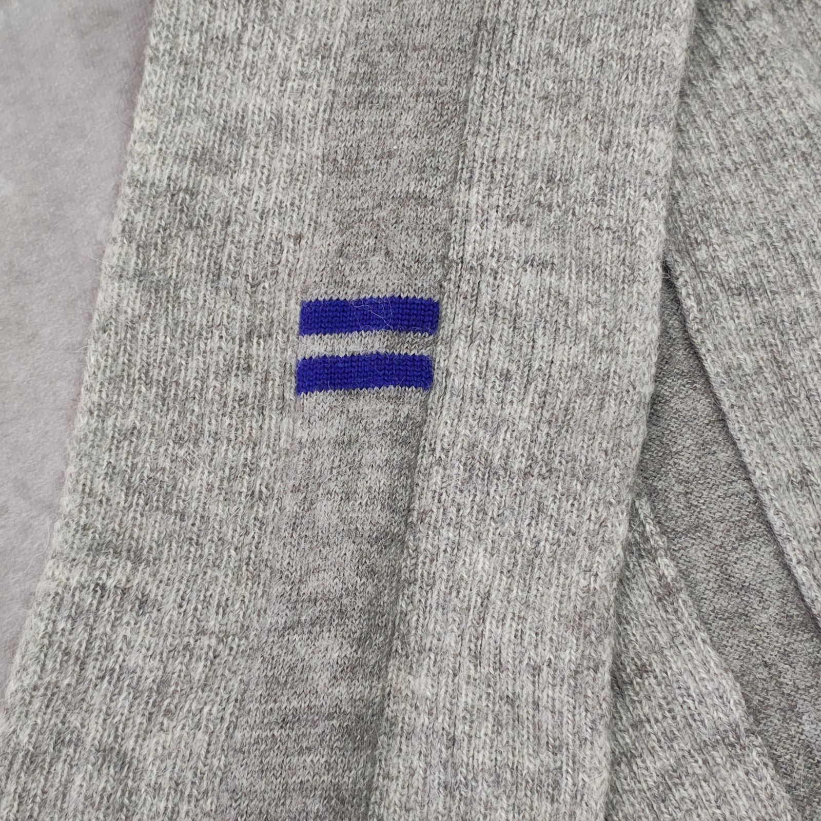 マルジェラ マルジェラ グレー Margiela ニット ワンポイント マフラー