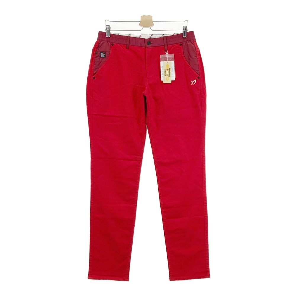 サイズ 6 MASTER BUNNY EDITION マスターバニーエディション コットン混 ストレッチパンツ レッド系 ゴルフウェア メンズ ストスト