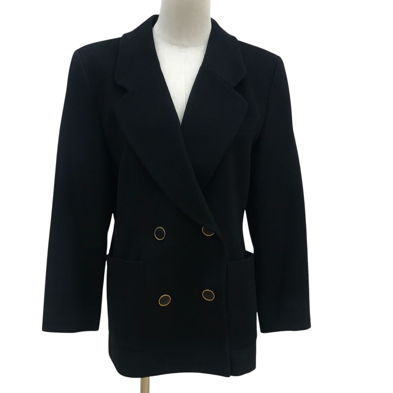 Leilian レリアン カシミヤ100% テーラードジャケット XL Leilian レリアン 秋冬☆ 高級 カシミヤ100% ダブル テーラード