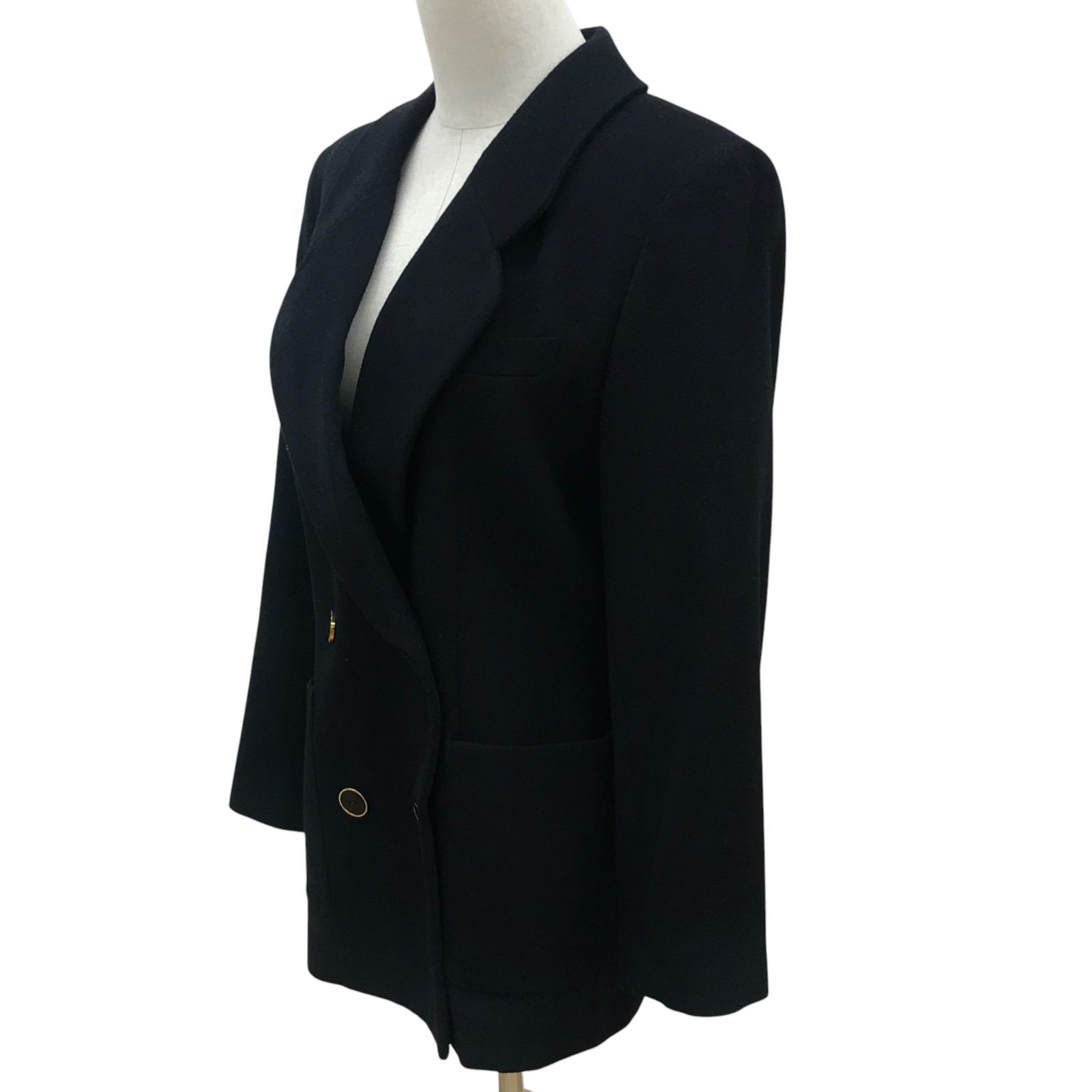 ZM1672 Leilian レリアン テーラードジャケット カシミヤ混 メルトン