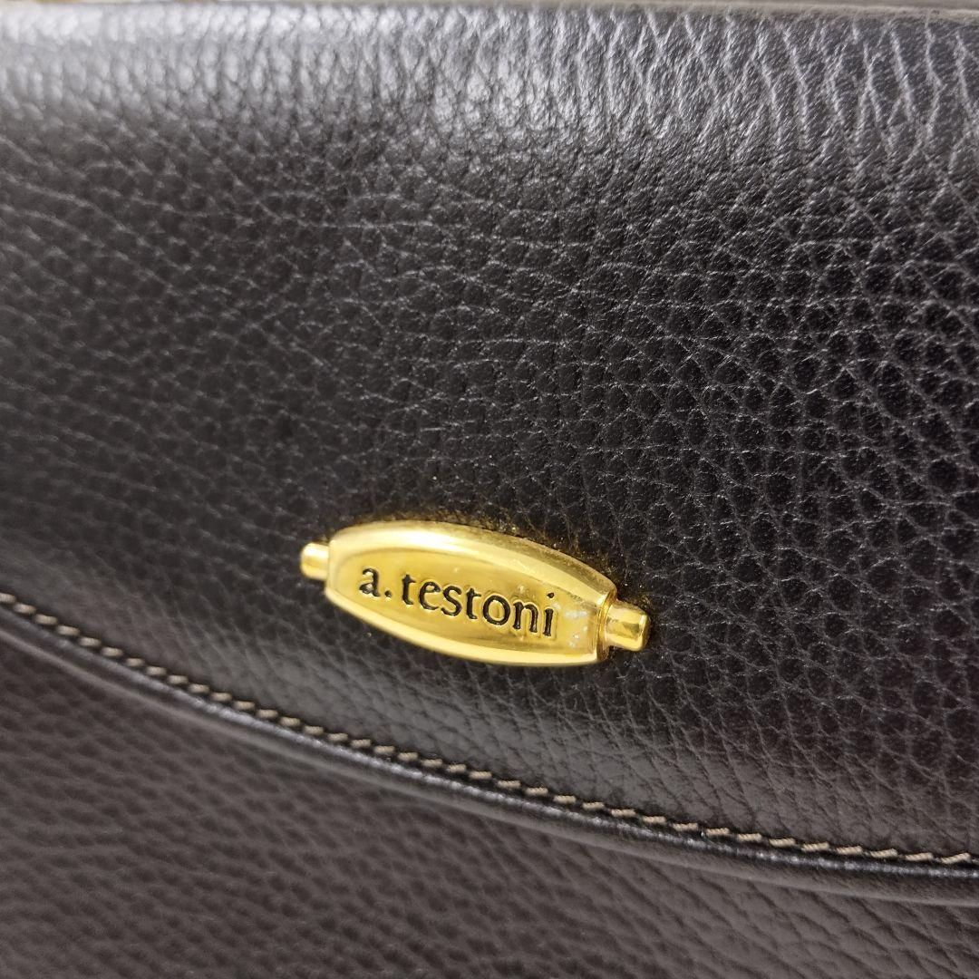 ア・テストーニ a.testoni 2way バッグ ショルダー イタリア - メルカリ