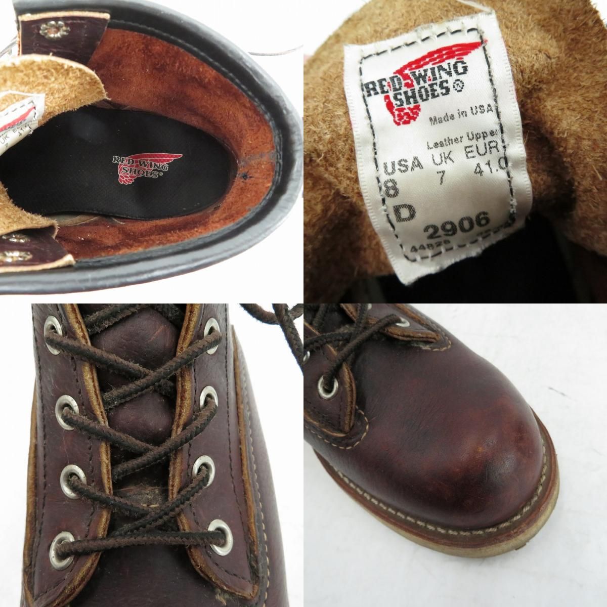 瀬戸大橋店】 中古 RED WING | レッドウィング ブーツ ﾗｲﾝﾏﾝ 2906