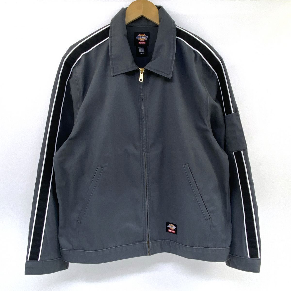 Supreme Dickies シュプリーム ディッキーズ Stripe Eisenhower Jacket ジャケット Lサイズ
