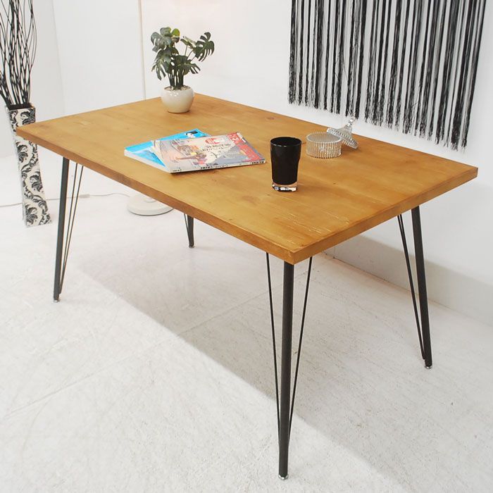 アウトレット 現品限り 一部 フランク ダイニングテーブル ホワイトオーク単板 スチール脚 カフェ風インテリア 210311 フランクⅢ