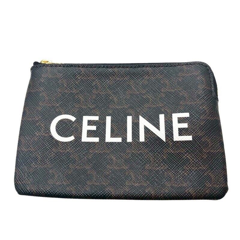 セリーヌ CELINE コインケース 10 C 662 タン トリオンフレザー ユニセックス