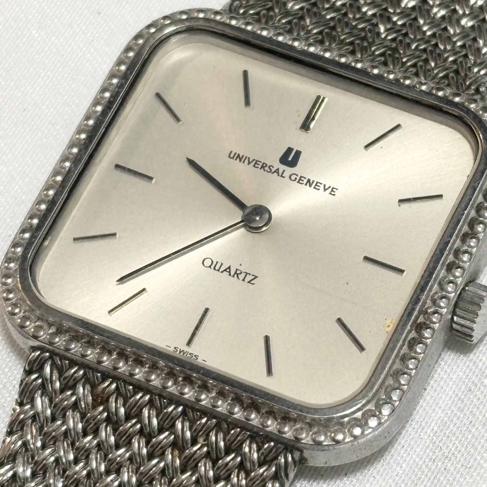 レア ユニバーサルジュネーブ UNIVERSAL GENEVE クォーツ メンズ 楽天市場】ユニバーサルジュネーブ Universal Geneve ホワイトシャドウ