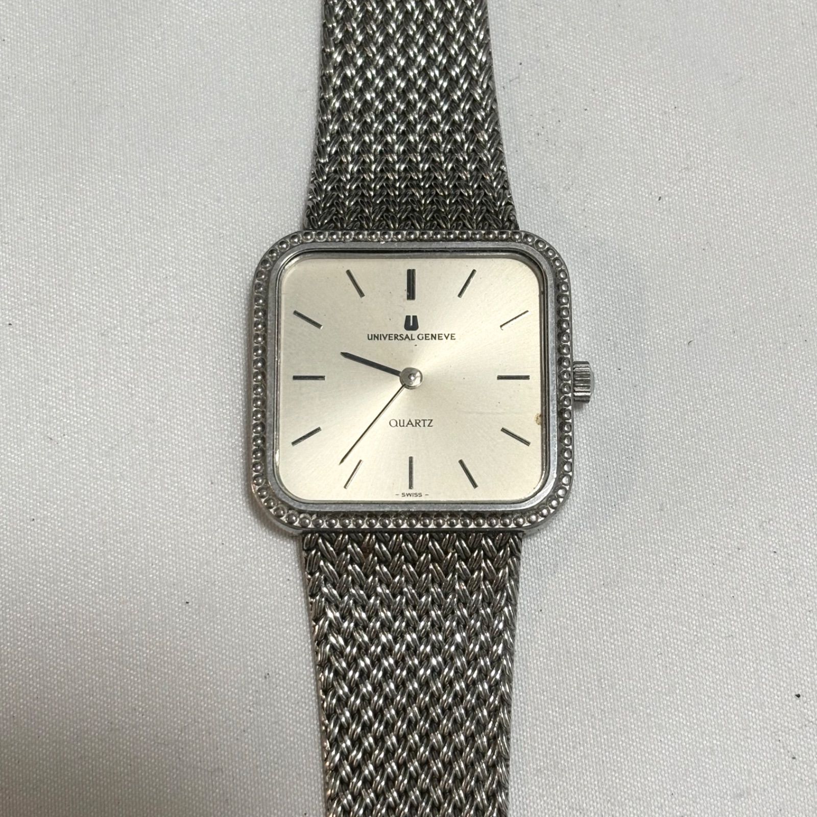 レア ユニバーサルジュネーブ UNIVERSAL GENEVE クォーツ メンズ 楽天市場】ユニバーサルジュネーブ Universal Geneve ホワイトシャドウ