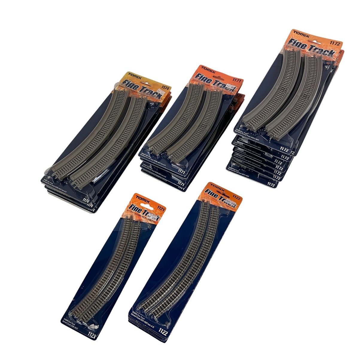 TOMIX 1171 1172 1174 1122 レールおまとめ 22本セット Nゲージ 鉄道模型