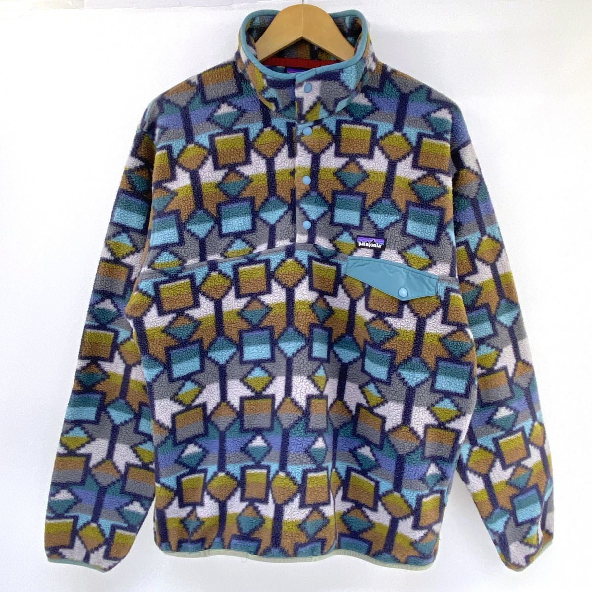 patagonia パタゴニア シンチラ スナップT フリースジャケット 総柄 
